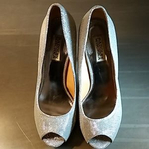 Badgley Mischka Glittery Stilleto Heels Pumps 9M